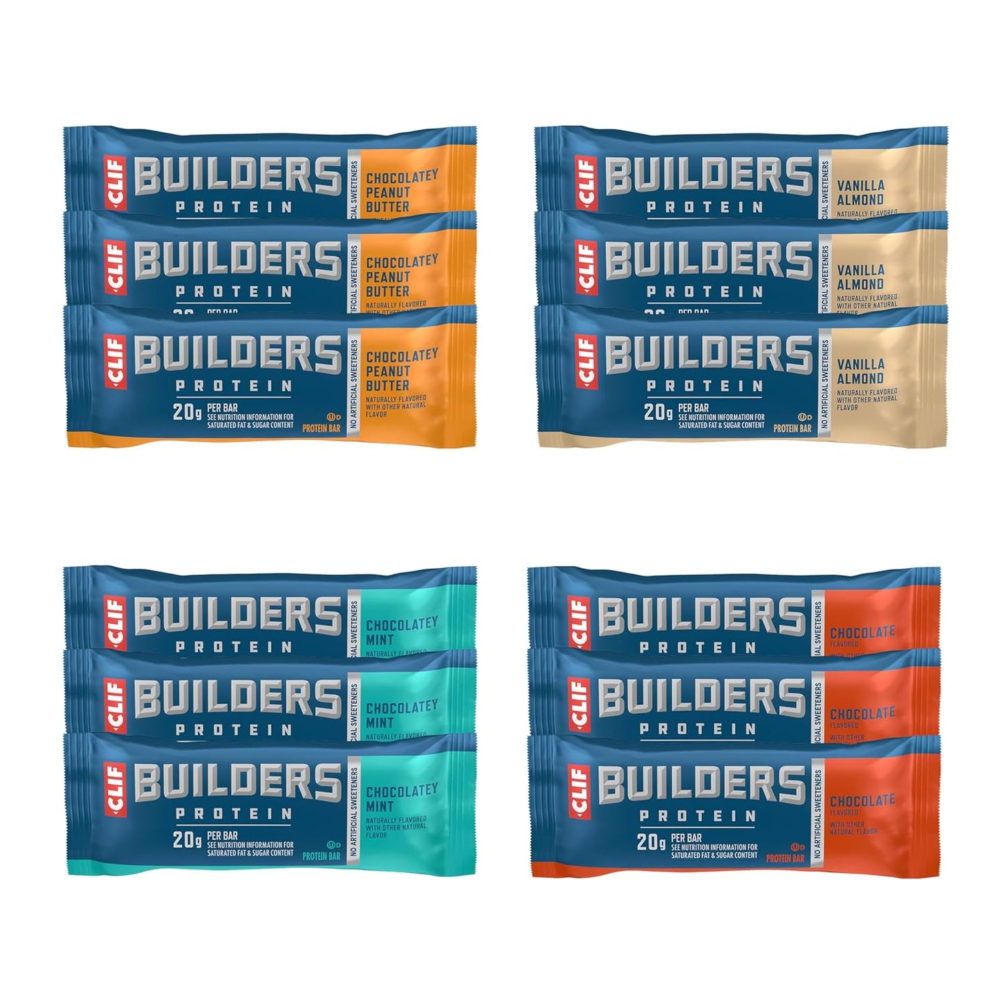 CLIF-BUILDERS-Protein-Bars---4-Flavor-Variety-Pack---20g-Plant--Based-Protein---Free-1442