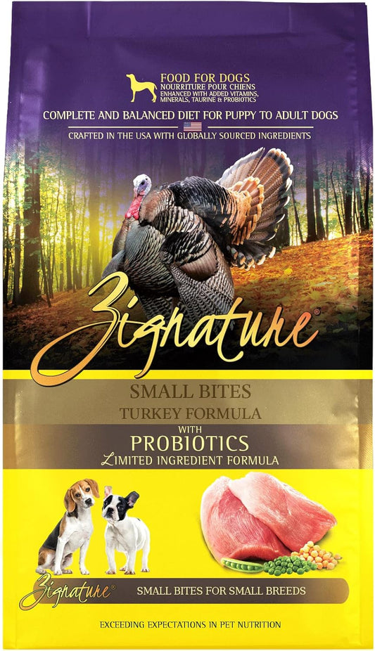Zignature-Turkey-Limited-Ingredient-Formula-Small-Bites-Dry-Dog-Food-4lb-----2017