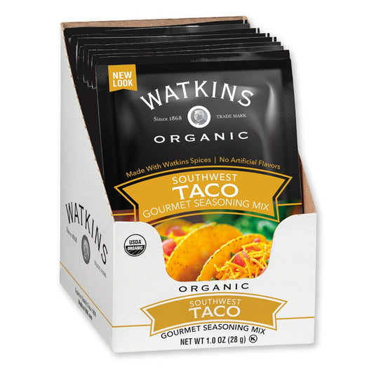 Watkins-Organic-Taco-Gourmet-Seasoning-Mix,-1-oz.-Packets,12-Count(Pack-of-1)-124