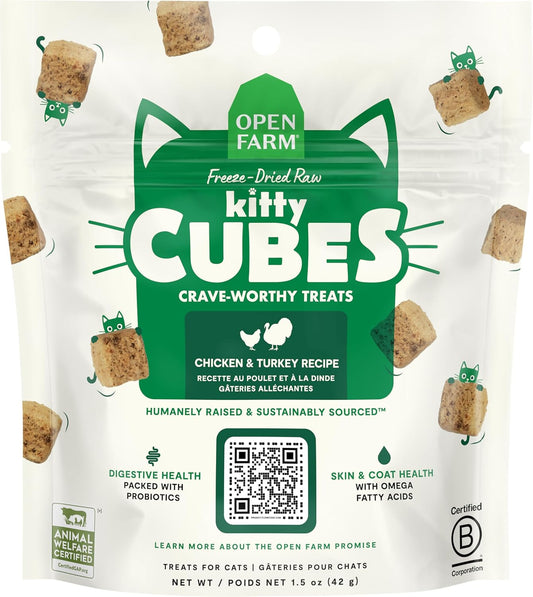 Open-Farm,-Kitty-Cubes,-Freeze-Dried-Raw-Cat-Treats,-Grain-Free,-High-Protein-Cat-Treat-931