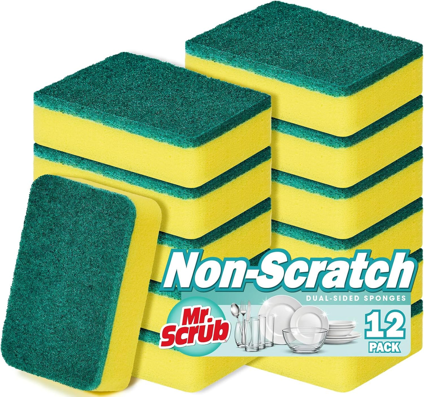 Mr.-Scrub-Sponges-Kitchen-Scrub-Dish-Sponge-Scouring-Pad,-12-Pack-Cleaning-Brush-Scrubber-Supplies-425