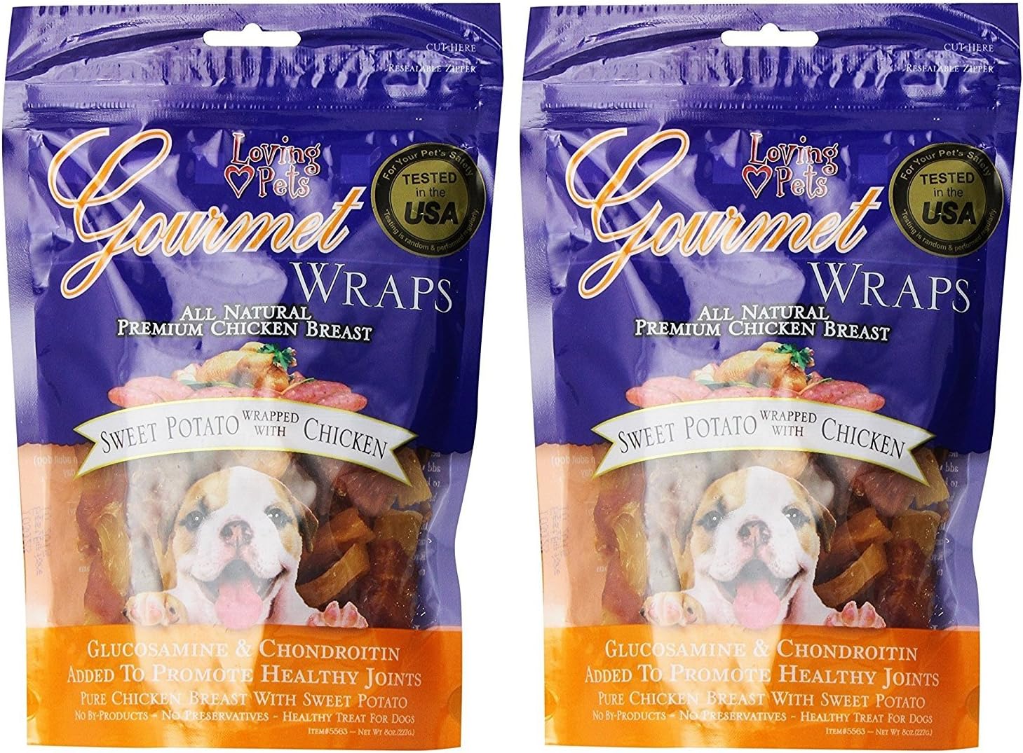 Loving-Pets-Gourmet-Sweet-Potato-&-Chicken-Wraps-Dog-Treats-with-and-4