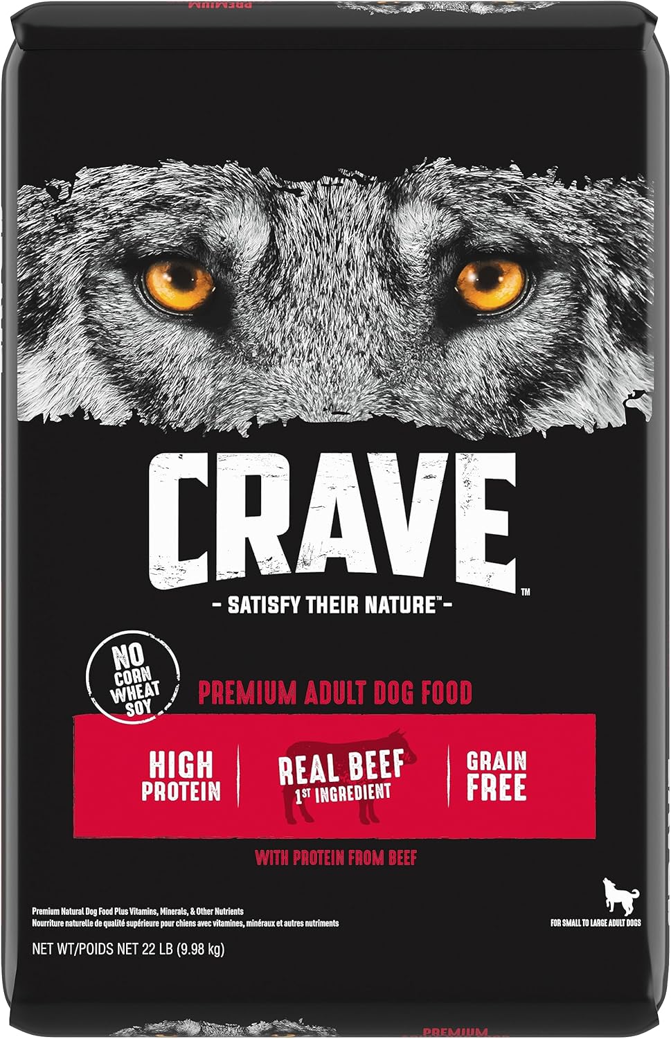 CRAVE-Grain-Free-High-Protein-Adult-Dry-Dog-Food,-Beef,-22-lb.-Bag-1806