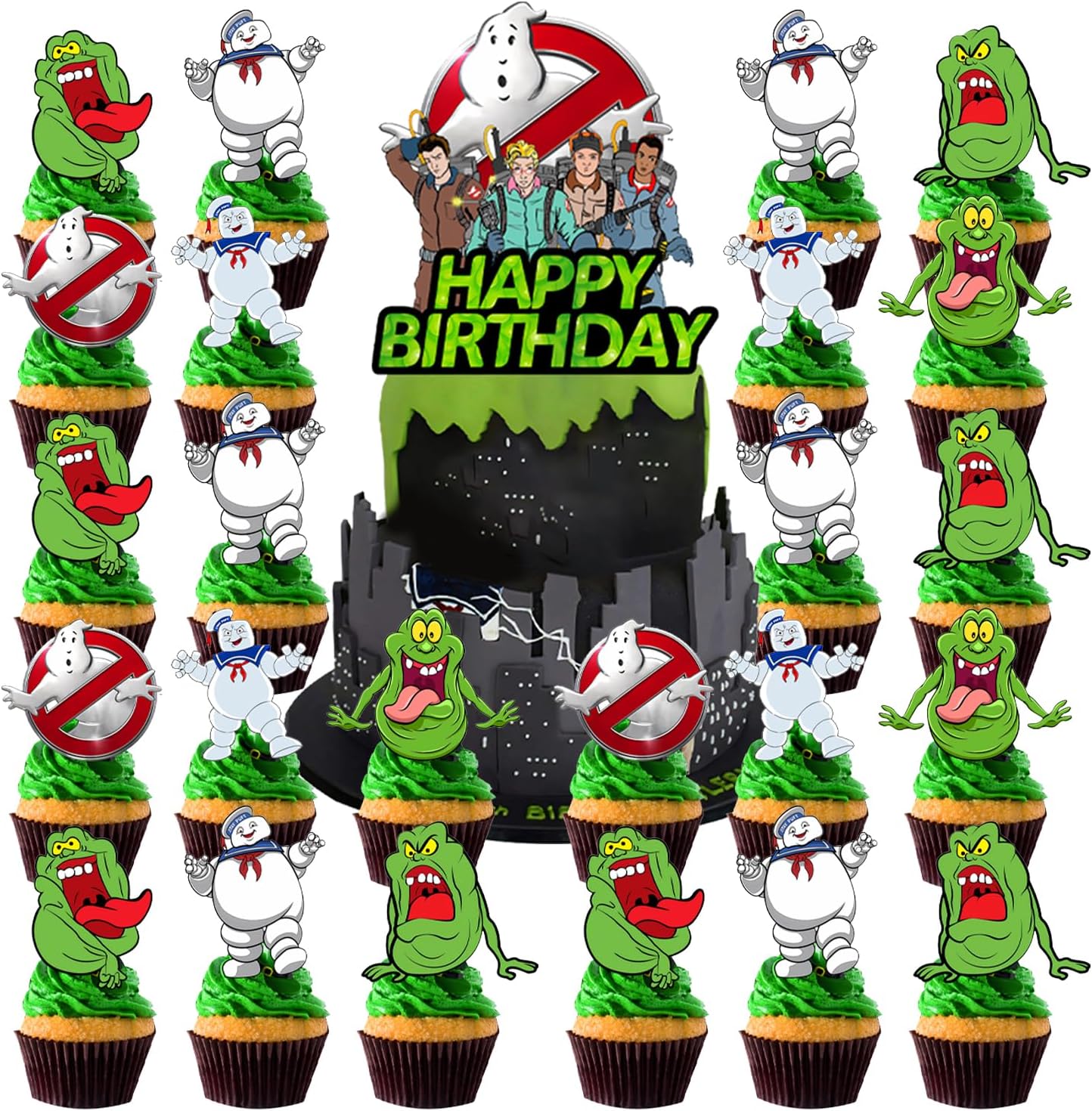 25pcs-??????????-Cupcake-Topper-Picks-Boy-Children-2500