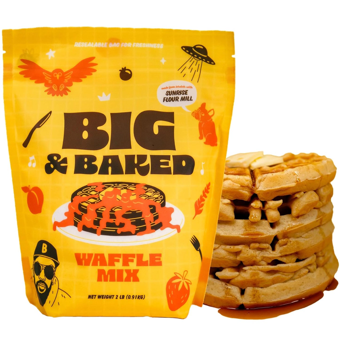 Sunrise-Flour-Mill-Big-&-Baked-Waffle-Mix-|-2-LB-|-Heritage-|-175