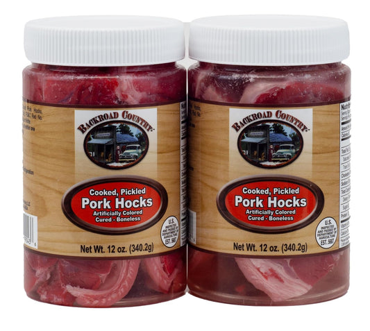Backroad-Country-Fully-Cooked-Boneless-Pickled-Cured-Pork-Hocks-in-a-Jar,-12-538