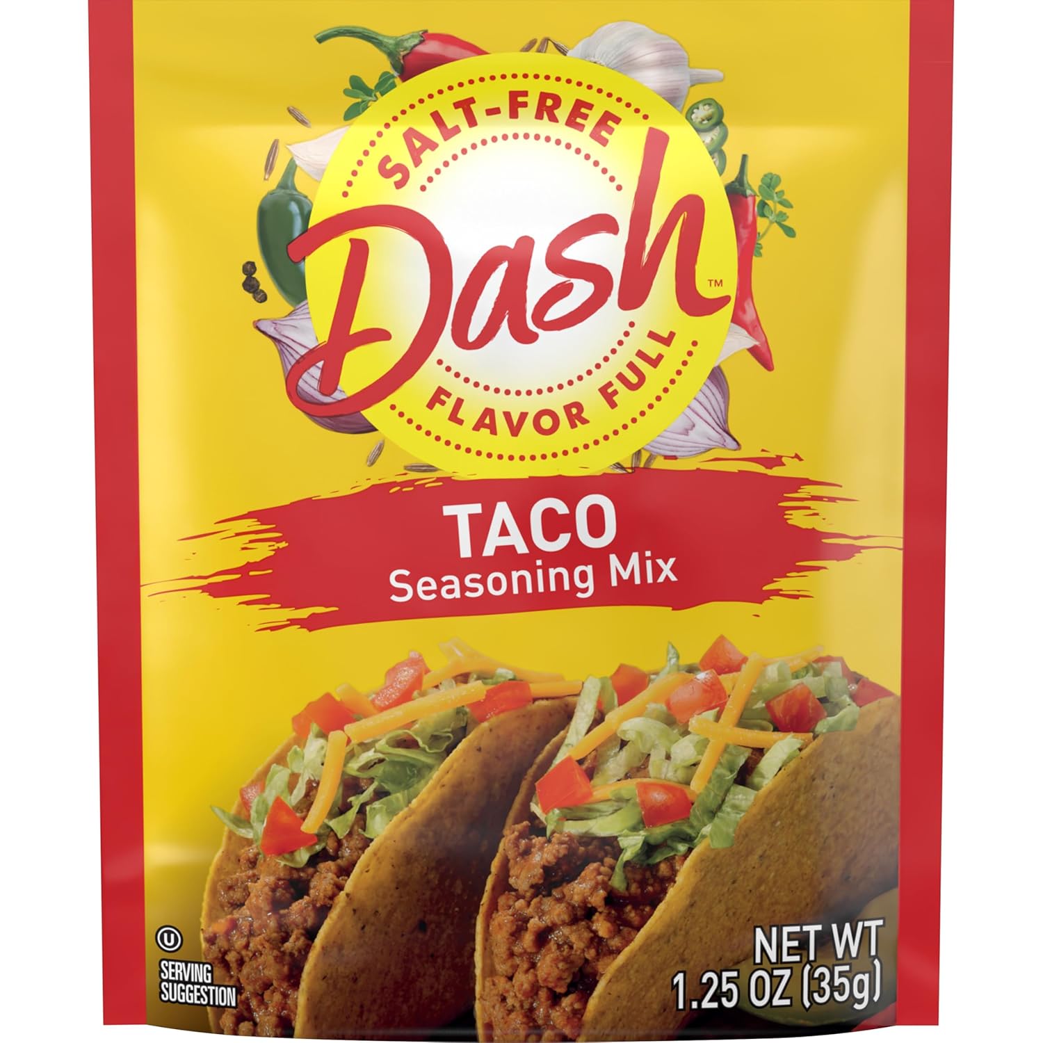 Dash-Mezcla-de-condimentos-sin-sal,-taco,-1.25-onzas-(paquete-12)-2090