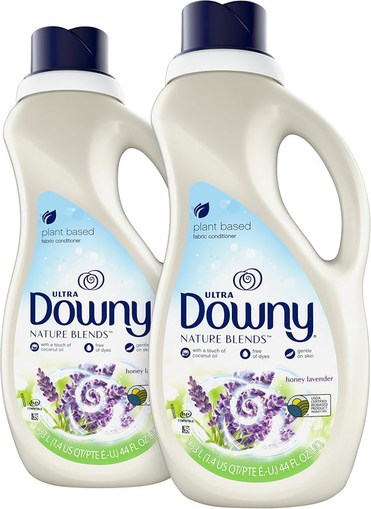 Downy-Nature-Blends-Laundry-Fabric-Softener-Liquid,-Honey-Lavender,-44-1521