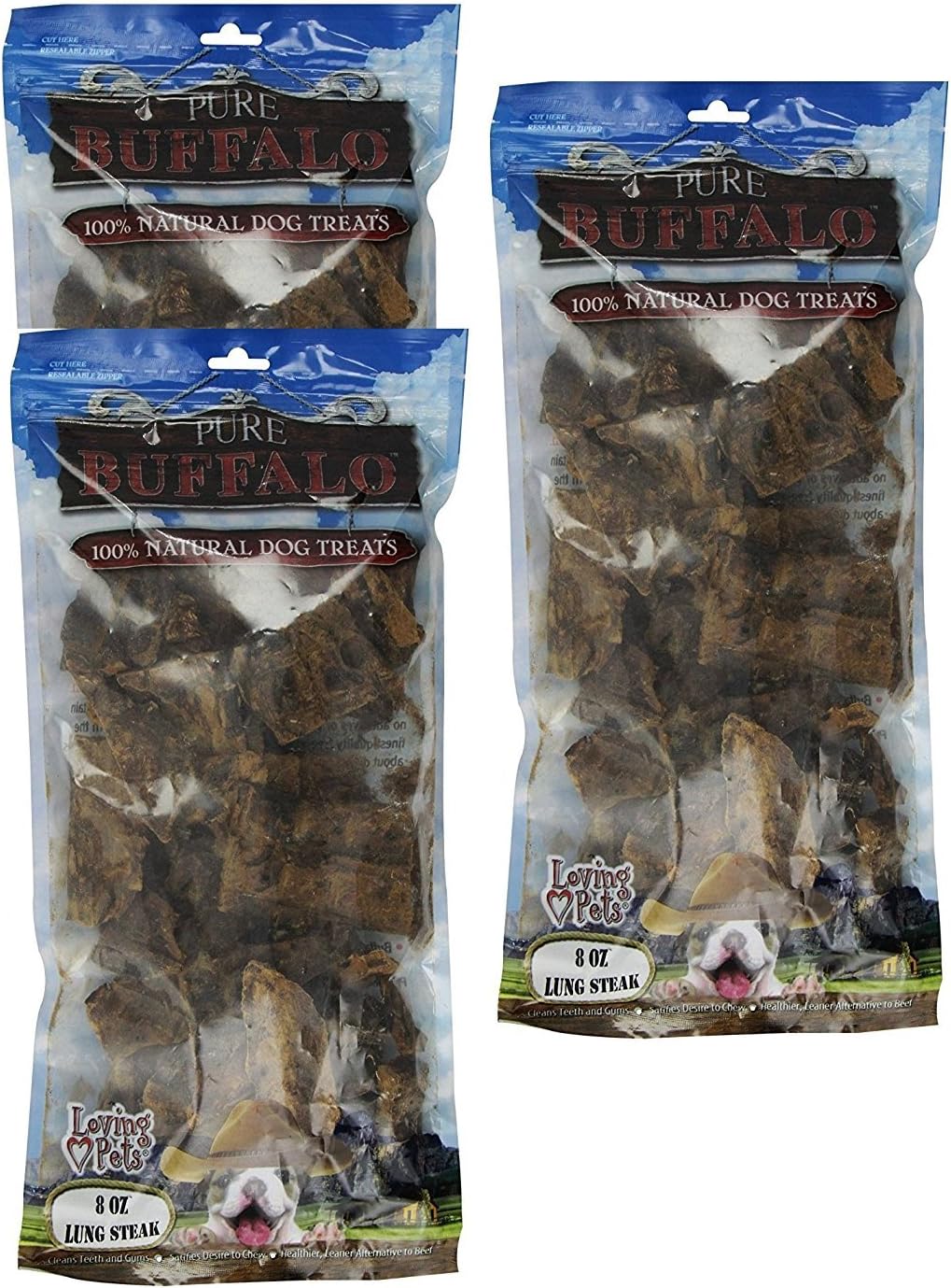 Pure-Buffalo-Lung-Steaks-Dog-Treat,-24-Ounce---1129