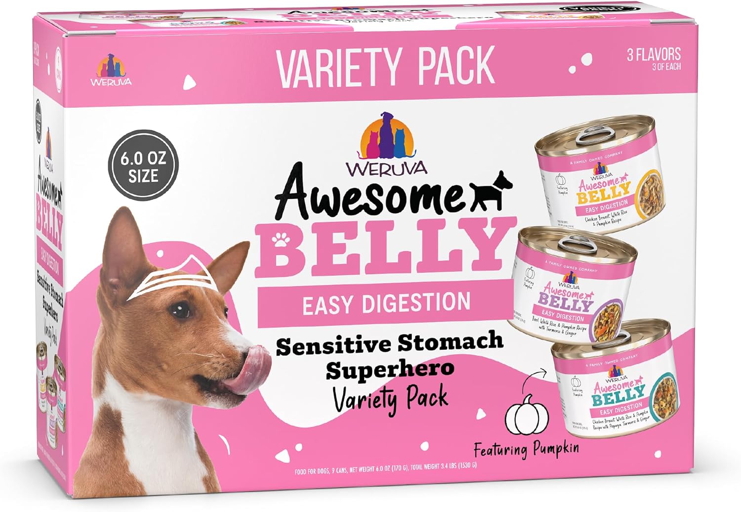 Awesome-Belly---Alimento-húmedo-para-perros,-paquete-variado-2264
