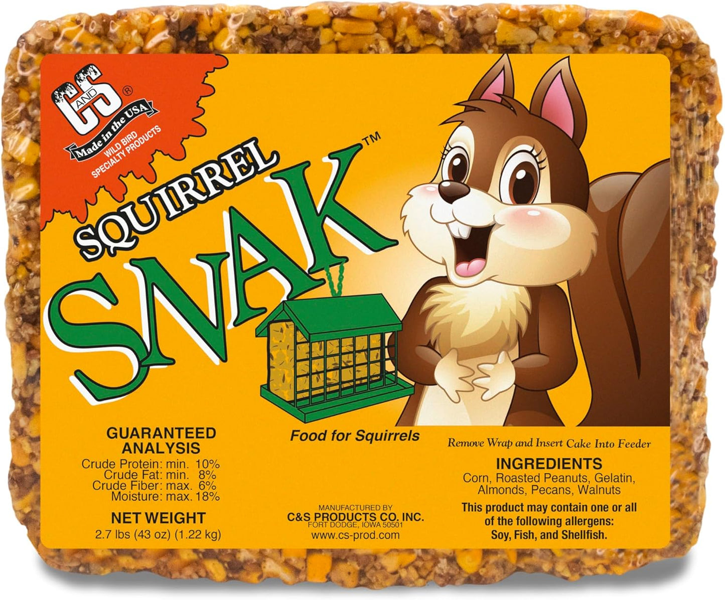 C&S-Serpiente-de-ardilla,-paquete-de-6-----1751