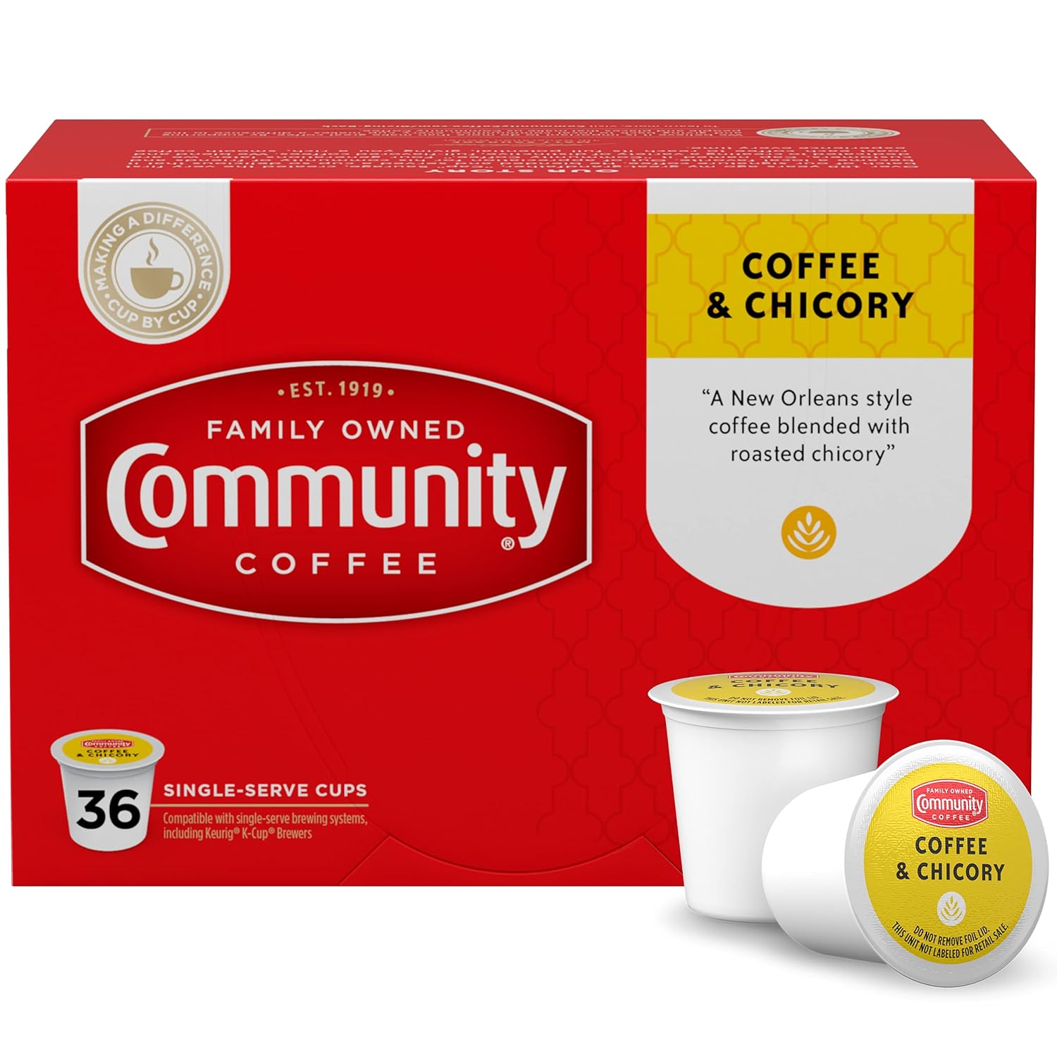 Community-Coffee-&-Chicory-36-Count-Coffee-Pods,-Compatible-with-Keurig-2-K-Cup-1390