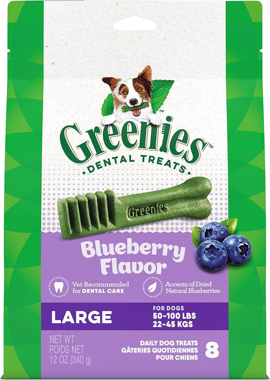 Large-Natural-Dental-Care-Dog-Treats-Blueberry-Flavor,-4033