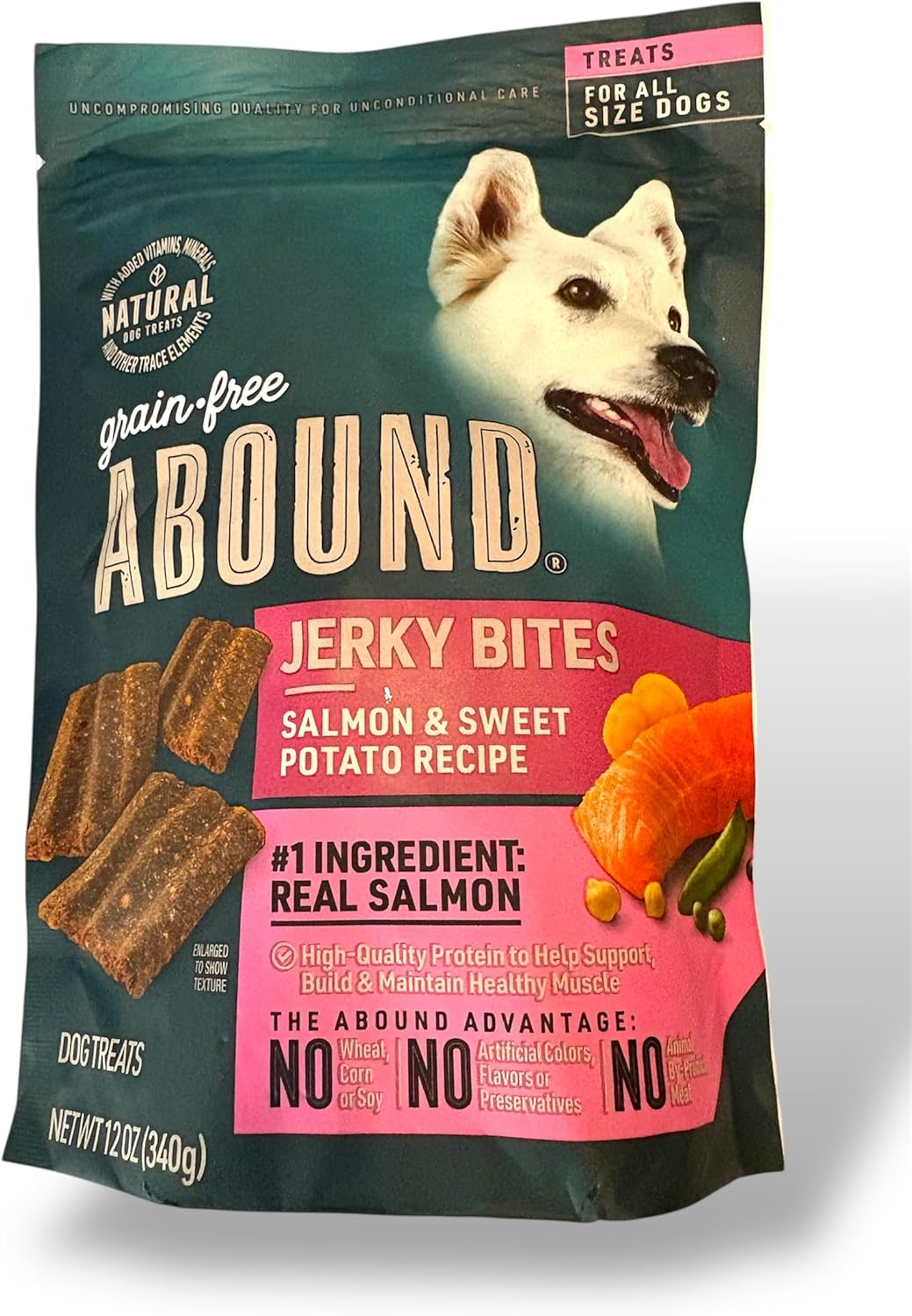 Abound-Grain-Free-Natural-Salmon-&-Sweet-Potato,-Jerky-Bites-Dog---612