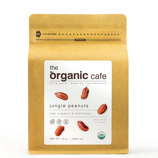 The-Organic-Cafe-Organic-Jungle-Peanuts,-Wild-Heirloom-Variety---16-ounce-Non-GMO-Vegan-341