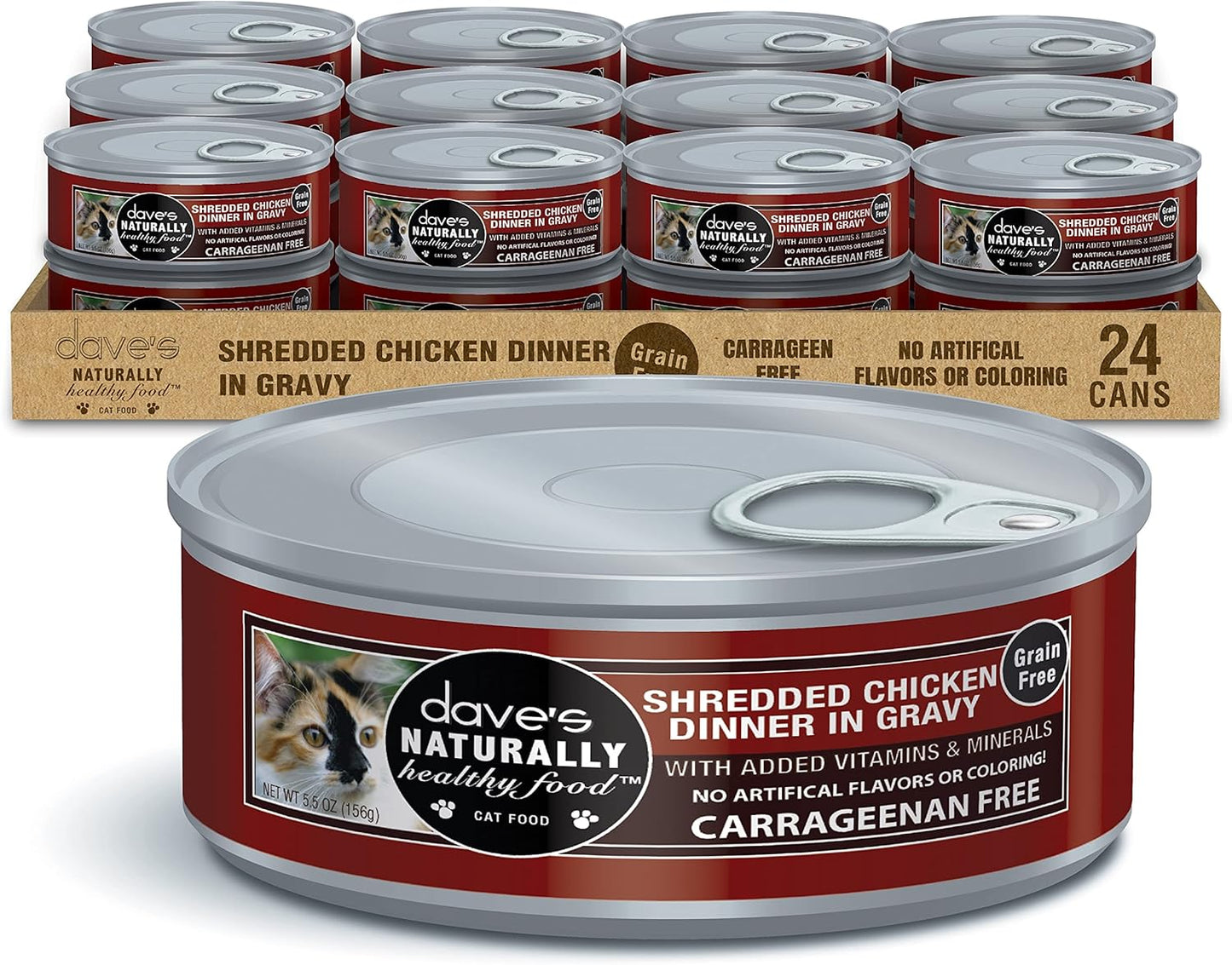 Dave's-Pet-Food-Grain-Free-Wet-Cat-Food-(Shredded-Chicken-in-Made-Canada-Healthy998