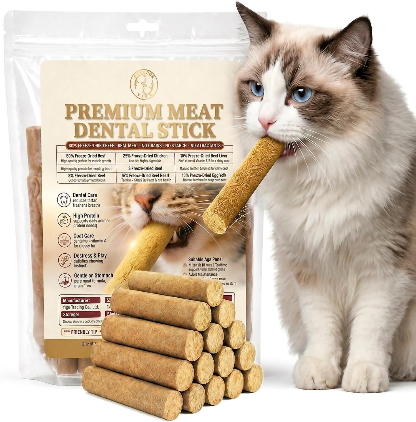 Freeze-Dried-Beef-Dental-Kitten-Treats-for-Indoor-Cats-90g-No-Grass--510
