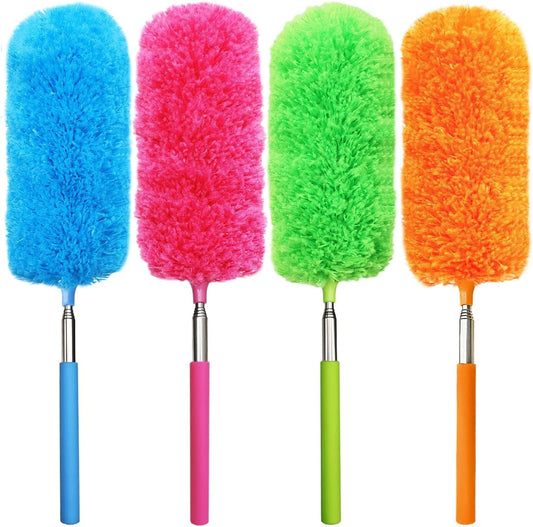 4-Pcs-Washable-Microfiber-Feather-Duster,-with-Extendable-Pole-and-459