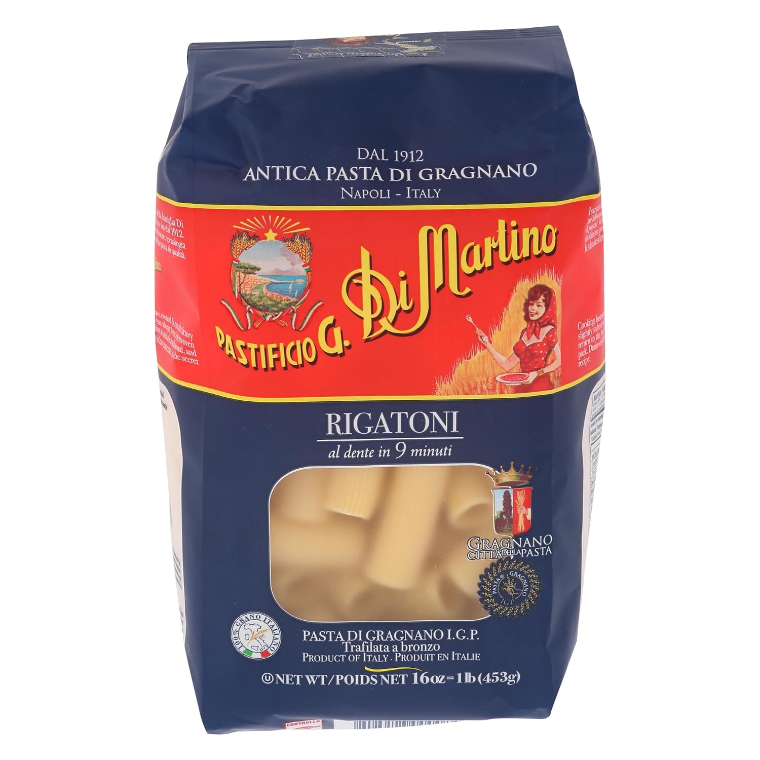 Di-Martino,-Pasta-Rigatoni,-16-Ounce---------245