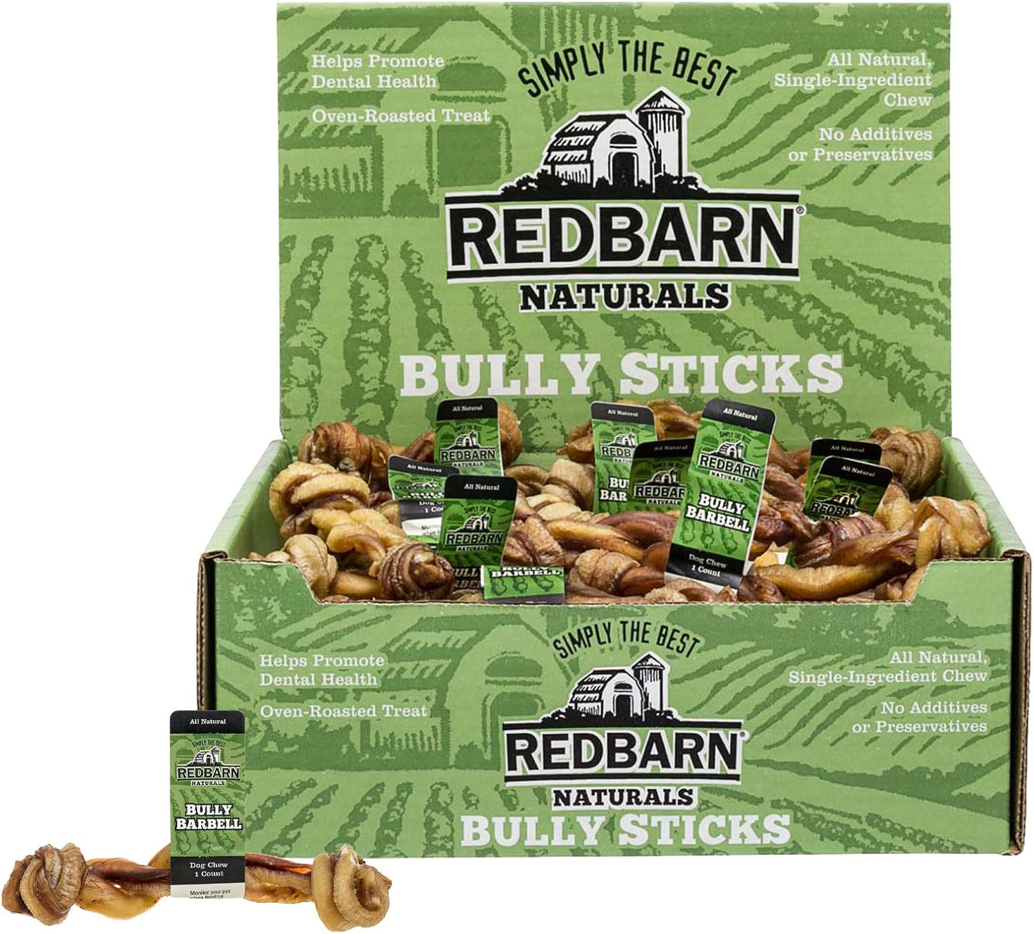 Redbarn-Bully-Barbells-for-Dogs,-Pack-of-10---------1021