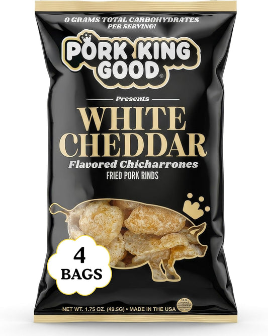 Pork-King-Good-Pork-Rinds-(Chicharrones),-White-Cheddar,-4-Pack-------825