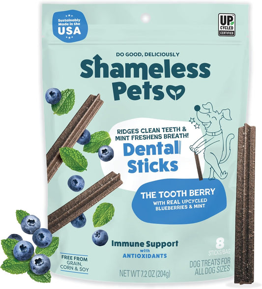 Shameless-Pets-Blueberry-&-Mint-Dental-Chews-for-Dogs,-8-Chews-Natural-690
