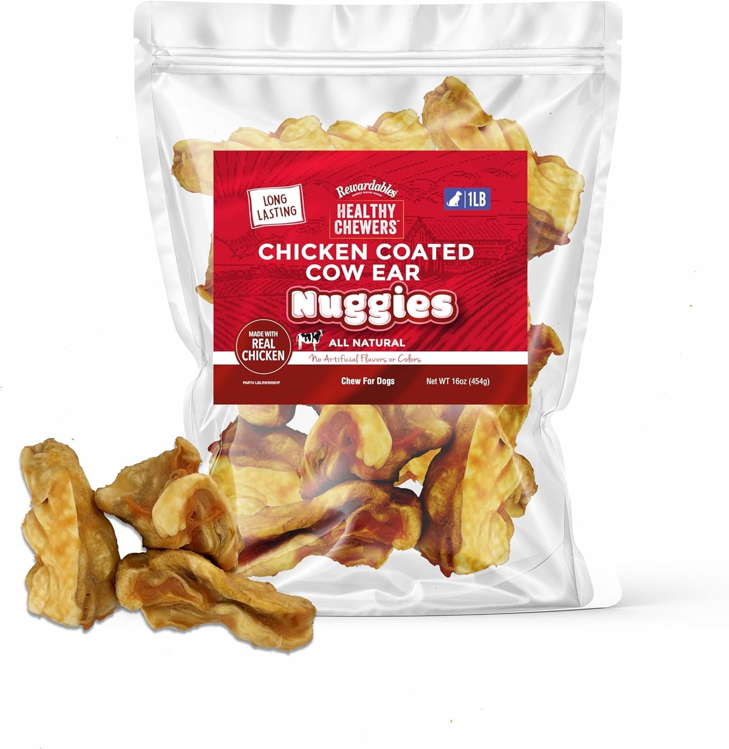 Rewardables-Chicken-Coated-Cow-Ear-Nuggies---Treats-for-Dogs---Pound-729