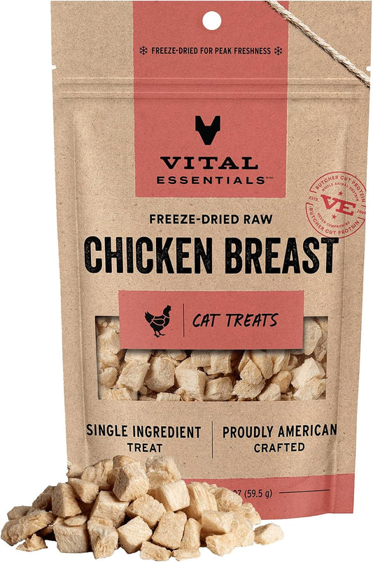 Vital-Essentials-Freeze-Dried-Cat-Treats-|-Chicken-Breast,-Single-Ingredient-|-Premium-Quality-636