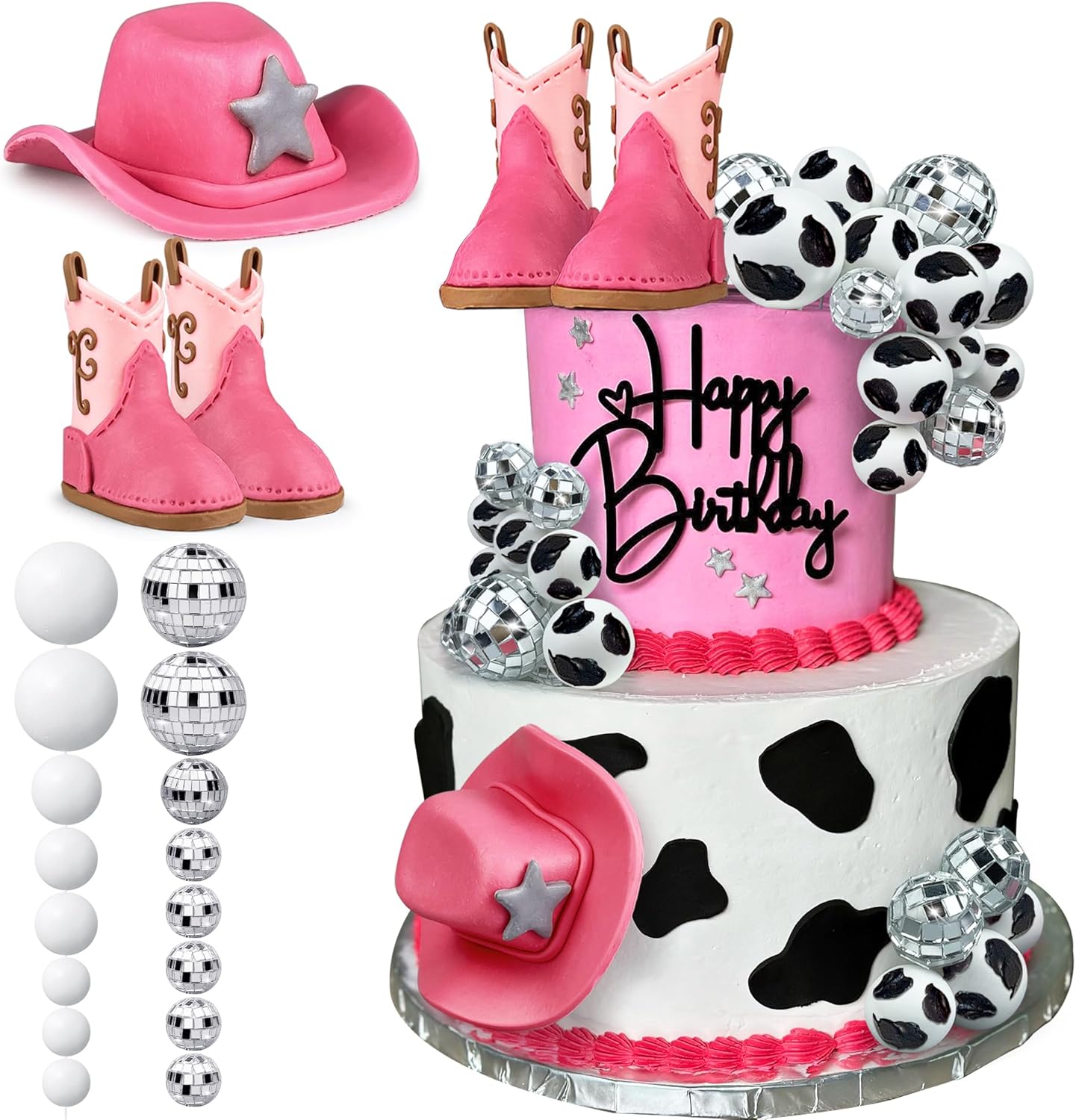 25PCS-Cowgirl-Cake-Decorations-Cowgirl-Hat-and-3532