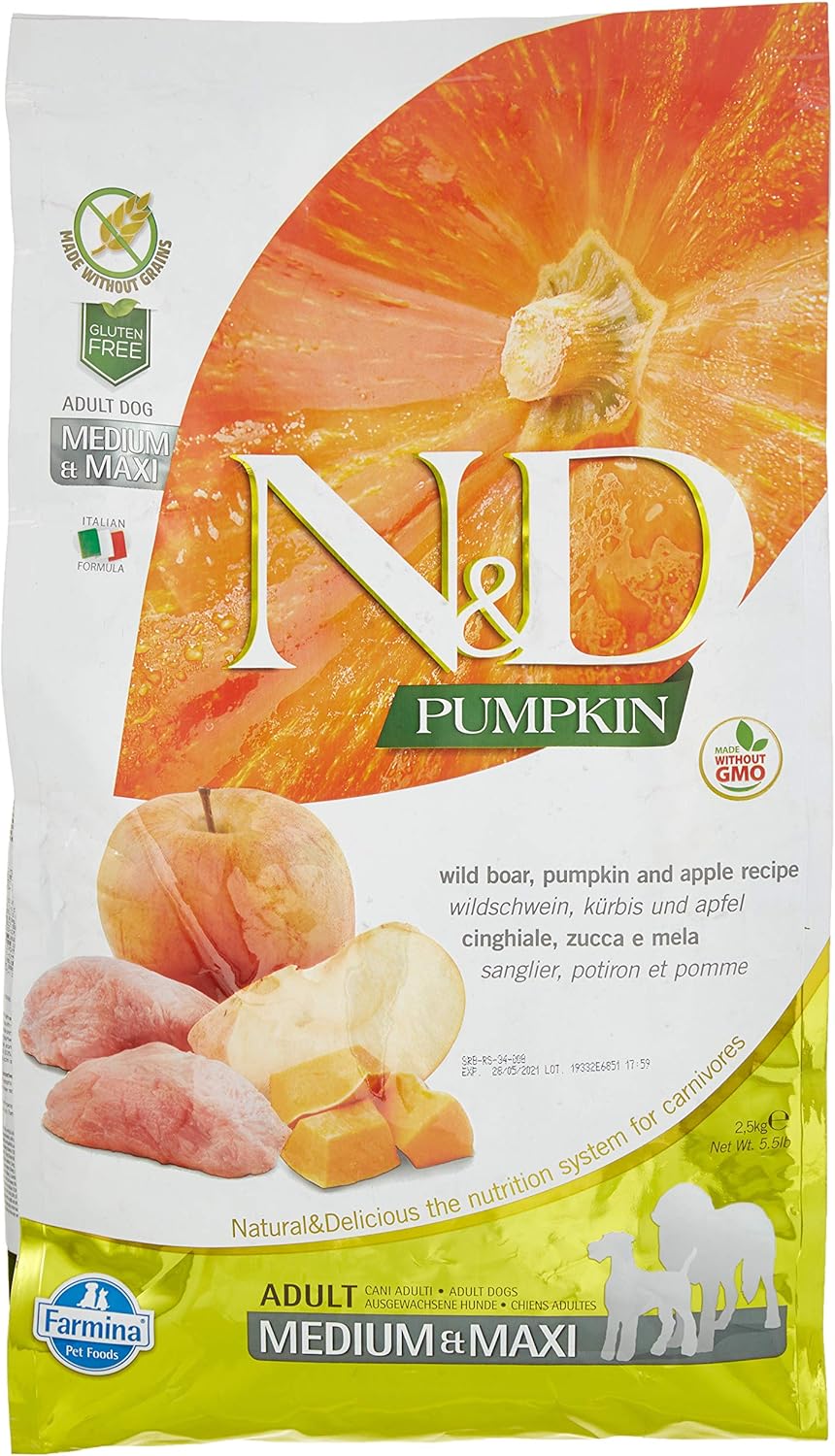 Farmina-Natural-&-Delicious-Grain-Free-Pumpkin,-Boar-and-Apple-Adult-Medium-Breed-Dry-458