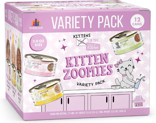 Weruva-Cats-in-The-Kitchen-Kitten,-Kitten-Zoomies-Variety-Pack,-3oz-Can-(Pack-1447