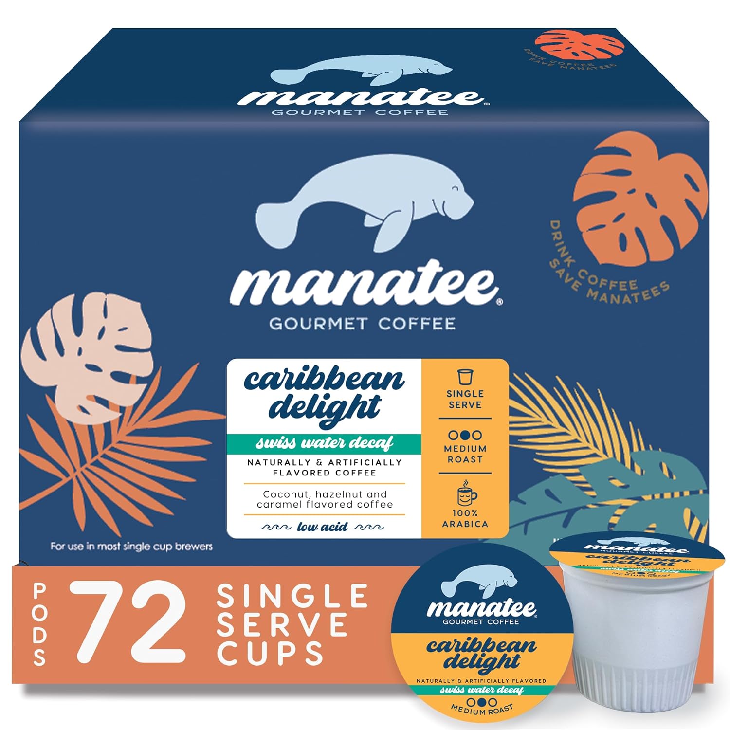 Manatee-Coffee-Gourmet-Single-Serve-Coffee-Pods-for-Keurig-K-Cup-Brewers,-Caribbean-Delight-807