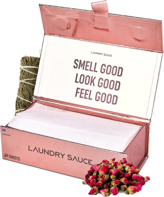 Laundry-Sauce---Laundry-Dryer-Sheets-(Egyptian-Rose),-Luxury-Fragrance,-3174