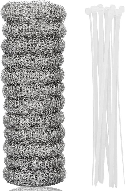 Stainless-Steel-Washing-Machine-Lint-Snare-Traps,-12-PCS-Washer-Hose-Lint-968
