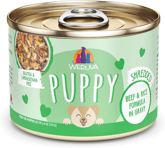 Weruva-Puppy,-Beef-and-Rice-Formula-in-Gravy,-6oz-Can,-Pack-of-8-1237