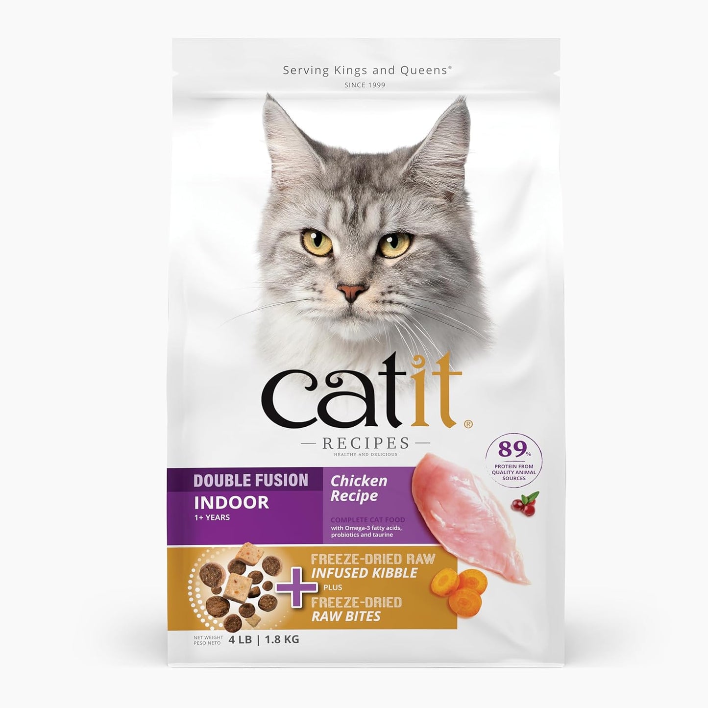Catit-Recipes-Double-Fusion-Indoor-Cat-Food-–-Chicken-Recipe,-High-Protein,-Raw-No-M546