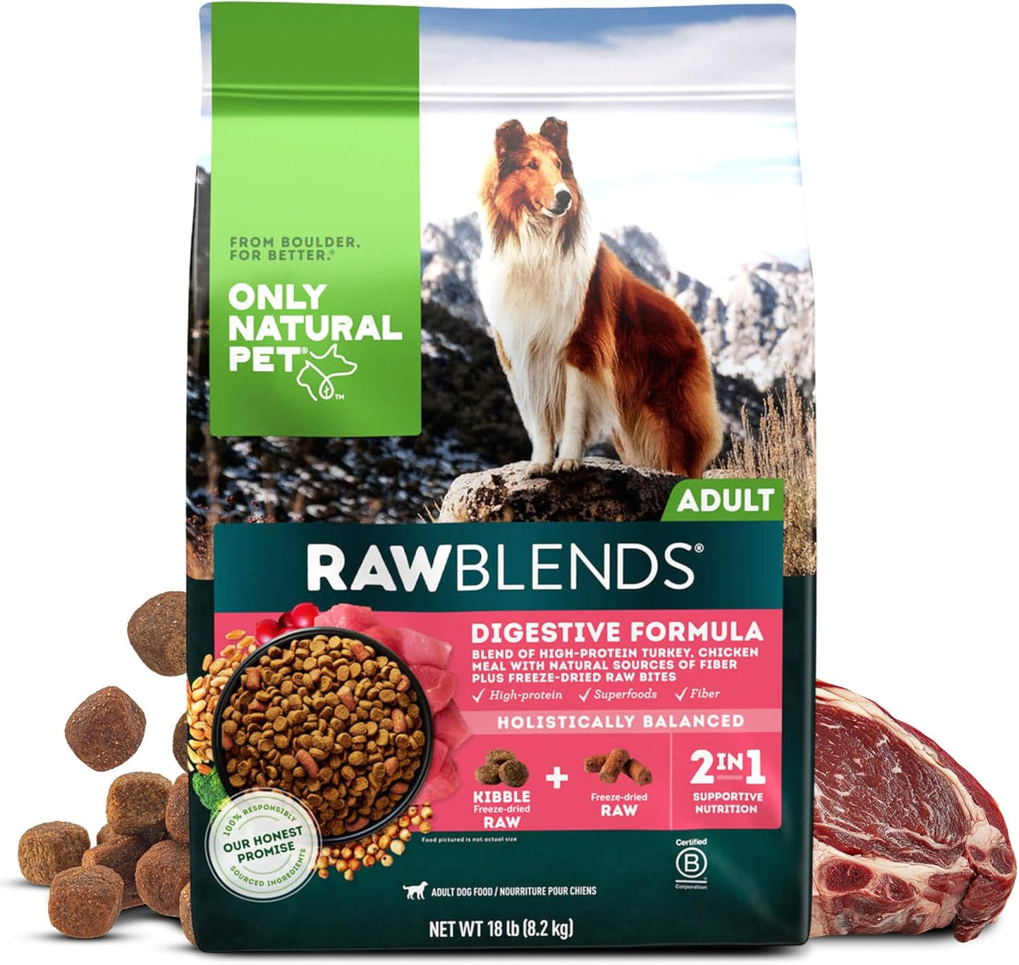 Only-Natural-Pet-Raw-Blends-Infused-Grain-Free-Dog-Food,-High-Protein-All-Natural-563