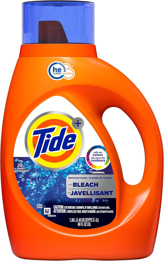 Tide-Plus-Bleach-Alternative-HE-Turbo-Clean-Liquid-Laundry-Detergent,-46fl-oz,-618