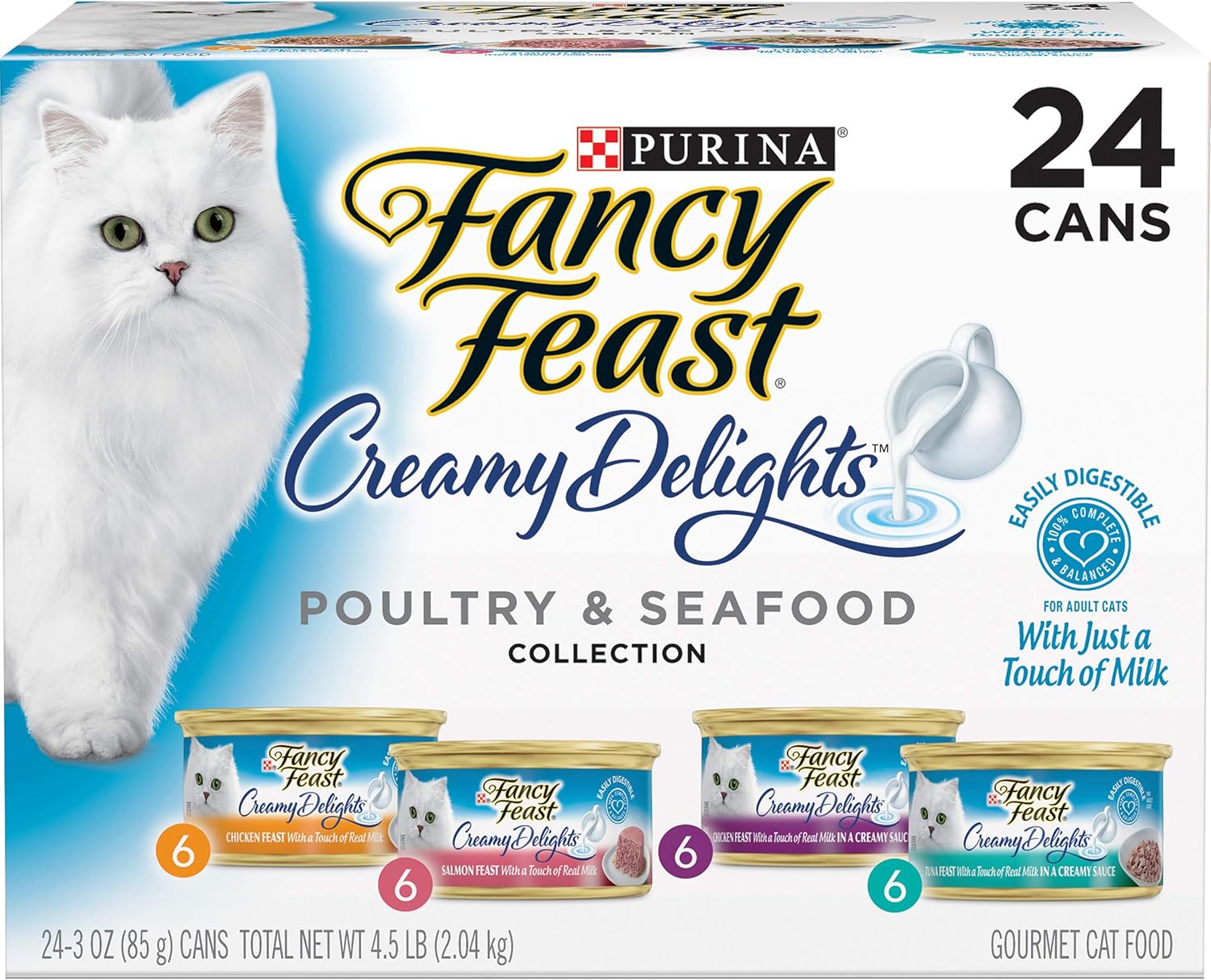 Purina-Fancy-Feast-Wet-Cat-Food-Variety-Pack,-Creamy-Delights-Poultry-Seafood---of1994