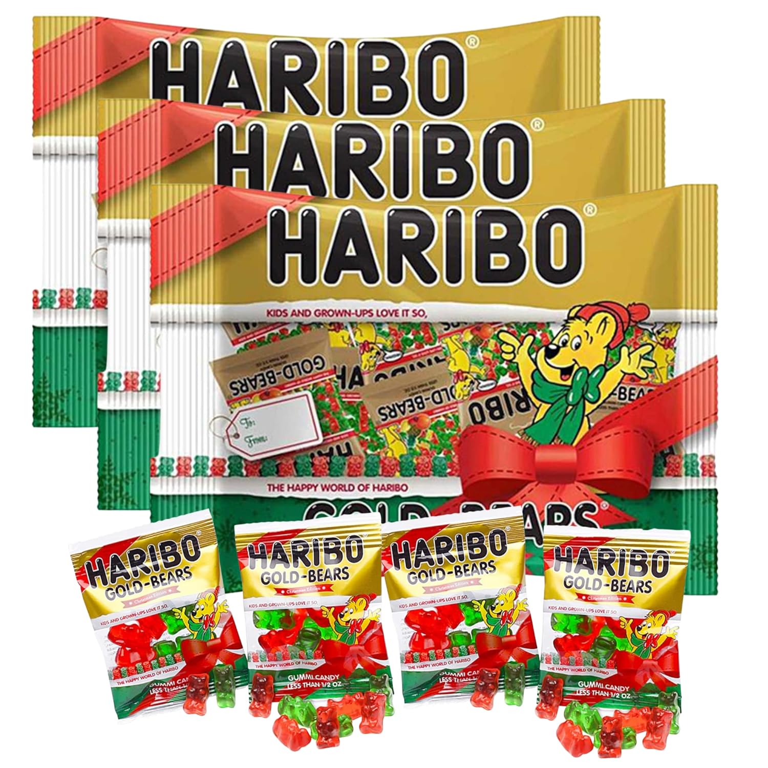 Haribo-Gold-Bears-Christmas-Edition-Gummi-Candy-Mini-Packages,-1244