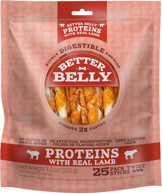 Better-Belly-Proteins-With-Real-Lamb-Twists,-Digestible-Rawhide-For-Dogs,-Count-2655