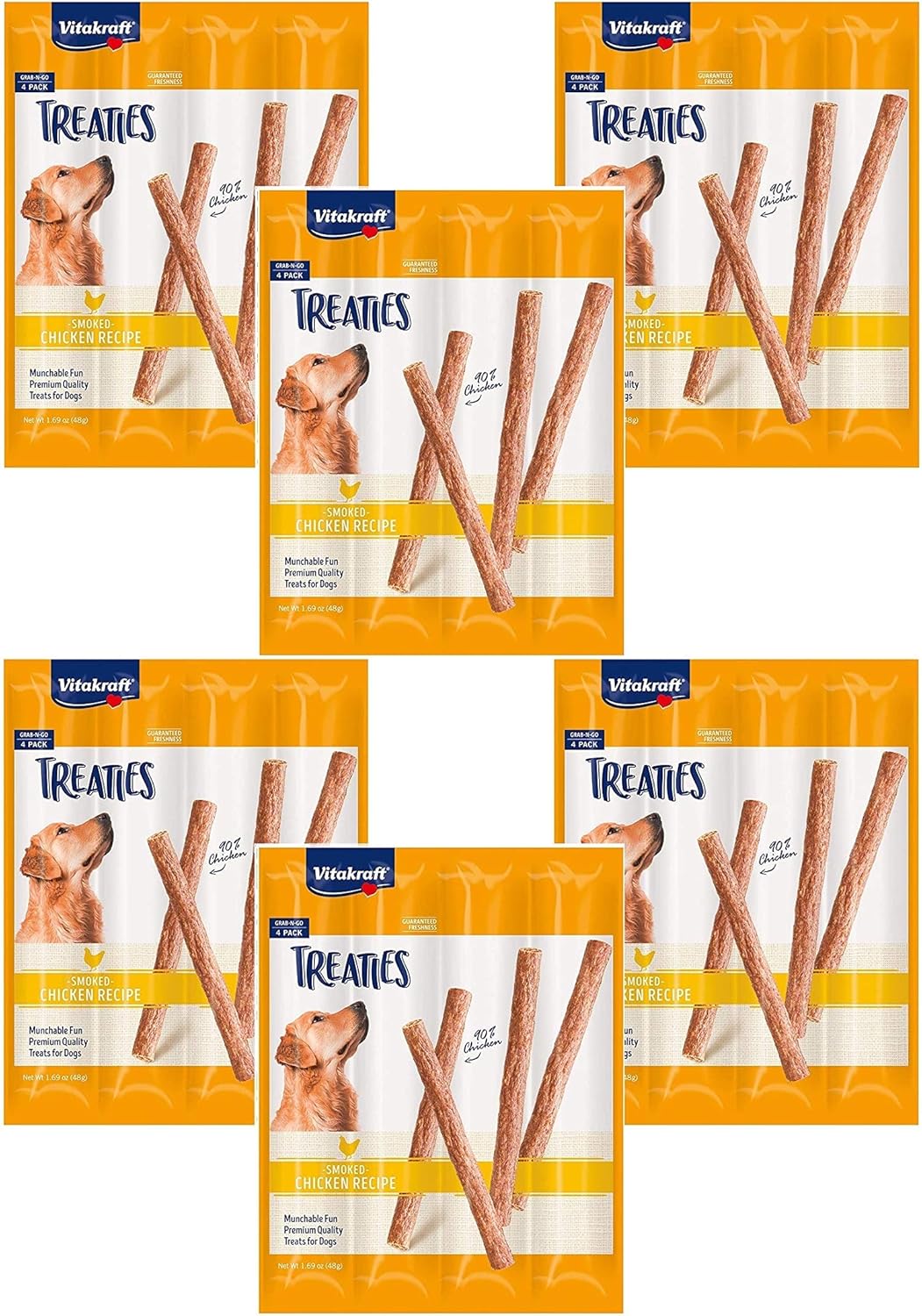 Vitakraft-24-Pack-of-Treaties-for-Dogs,-Smoked-Chicken-Recipe,-Munchable-Sticks-1233