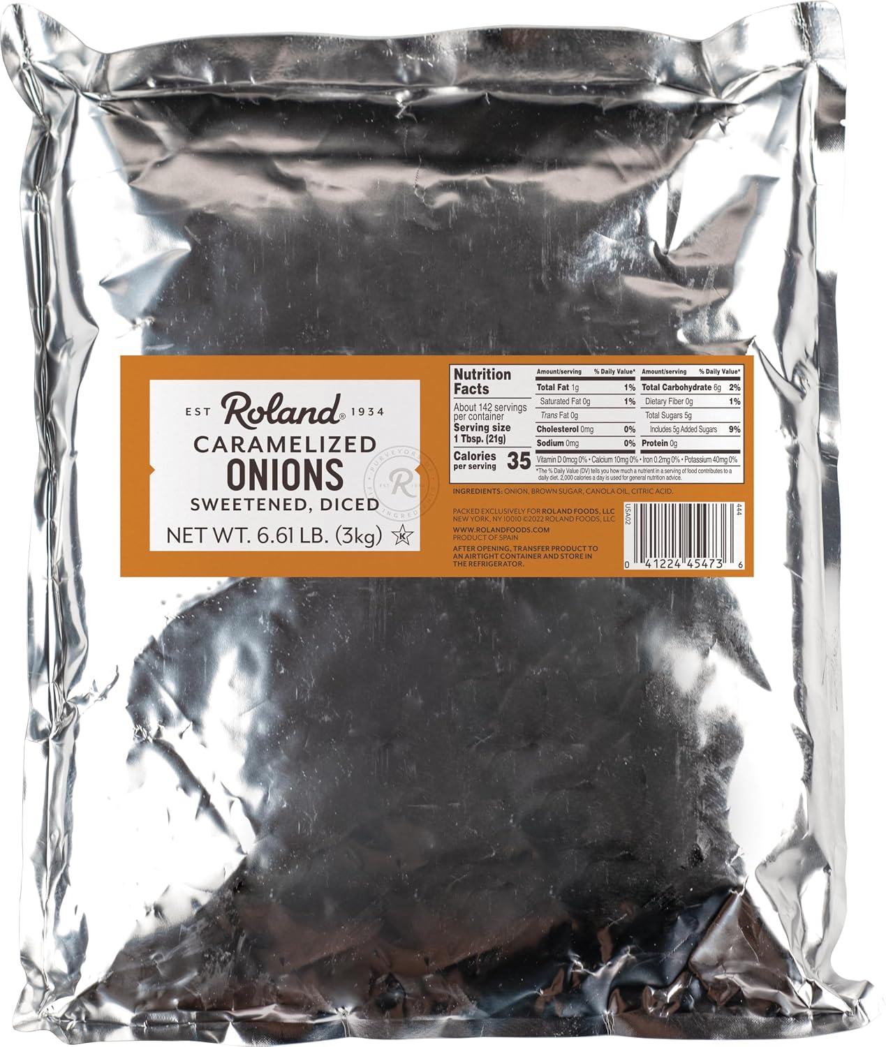 Roland-Foods-Sweetened-Caramelized-Onions,-6.61-Pound,-Pack-of-1-----421