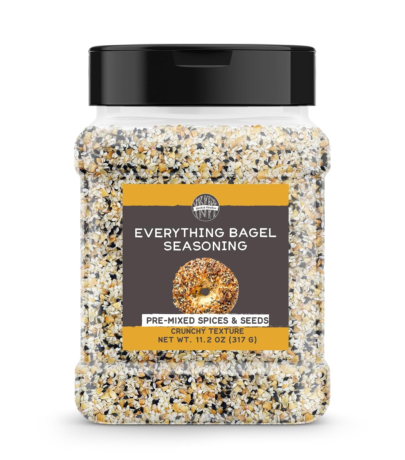 Birch-&-Meadow-Everything-Bagel-Seasoning,-11.2-oz,-Pre-Mixed-Spices-&-Seeds,-1321