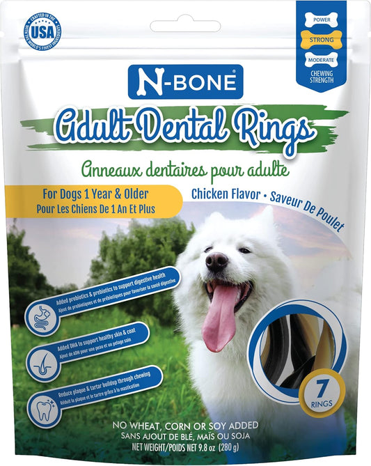 N-Bone-Adult-Dental-Rings-Chicken-Flavor-Dog-Treats,-7-Count-9.8-oz-Brown,-1940
