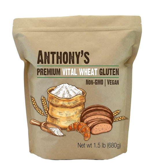 Anthony's-Vital-Gluten-de-trigo,-1.5-libras,-harina-rica-proteínas,-921