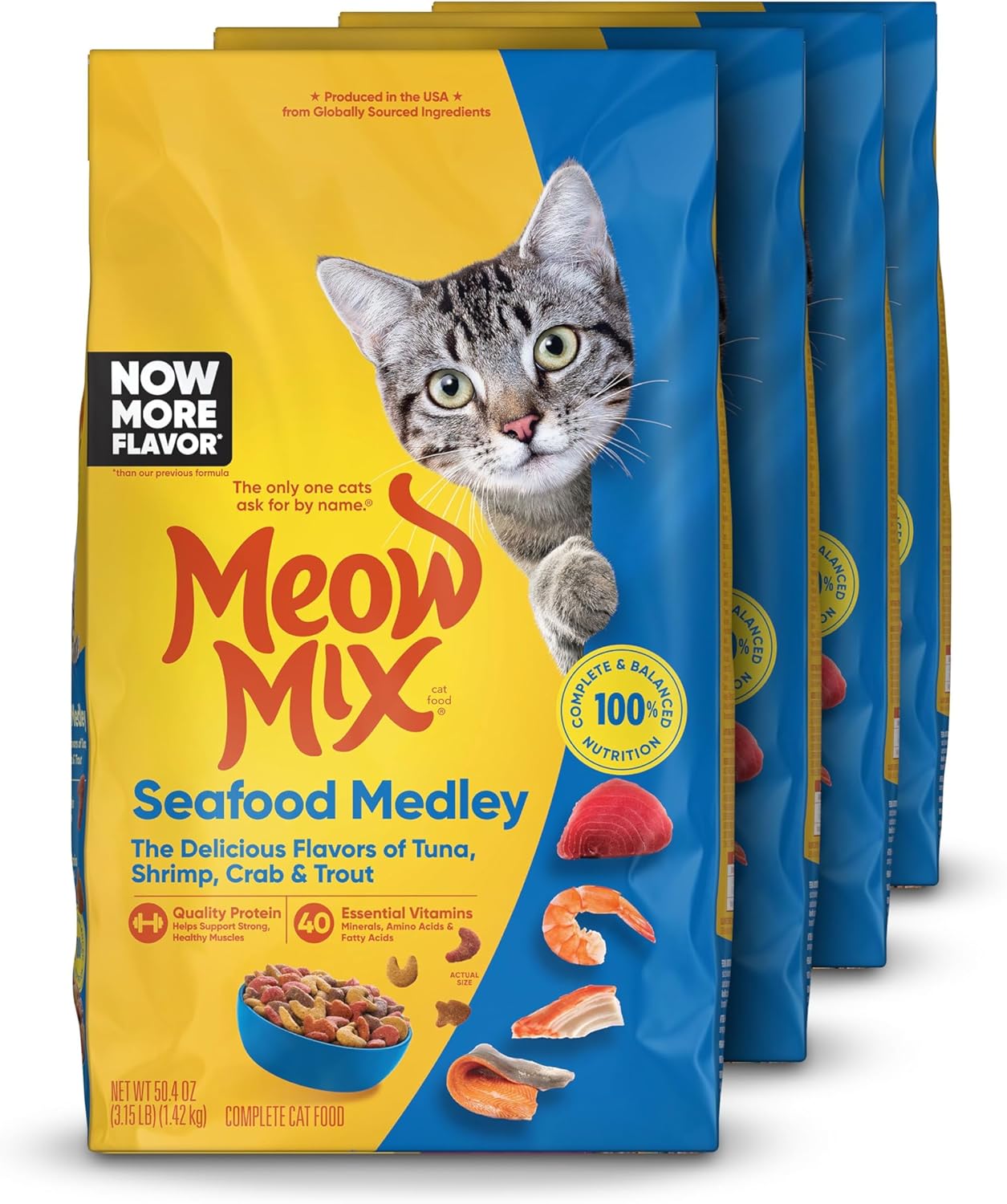 Meow-Mix-Seafood-Medley-Dry-Cat-Food,-3.15-Pound-Bag-(Pack-4)----1106