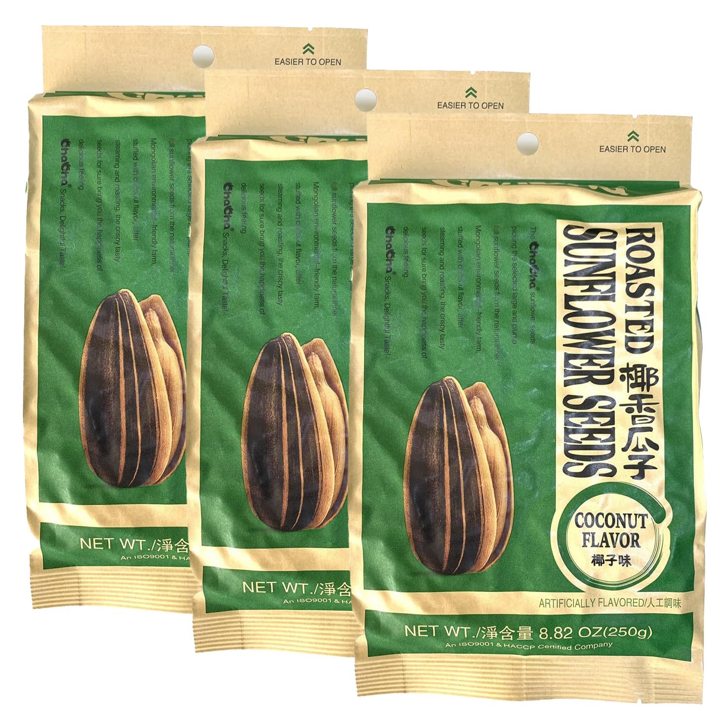 ChaCha-Roasted-Sunflower-Seeds---Coconut-(250G)-Pack-of-3---------1727