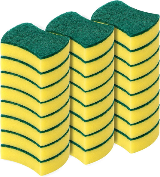 Kitchen-Cleaning-Sponges,24-Pack-Eco-Non-Scratch-for-Dish,Scrub-Sponges---5512