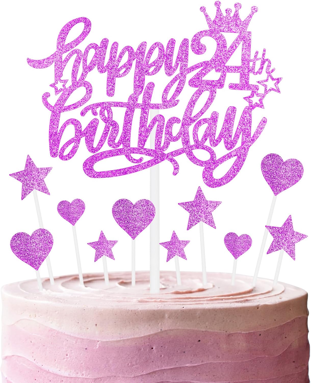 Hot-Pink-Girl-Happy-24th-Birthday-Cake-4214